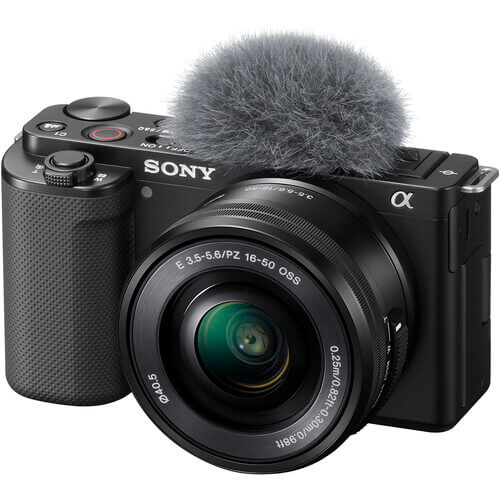 Sony ZV-E10 com lente 16-50mm
