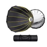 Softbox Parabólico Beaty Dish Bowens 65cm com Grid Greika GBD 65 2