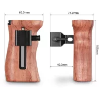 Alça lateral de madeira SmallRig com braçadeira NATO 2